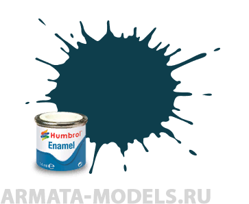 AA1822 Краска эмалевая No,230 PRU Blue Matt -14ml Enamel Paint