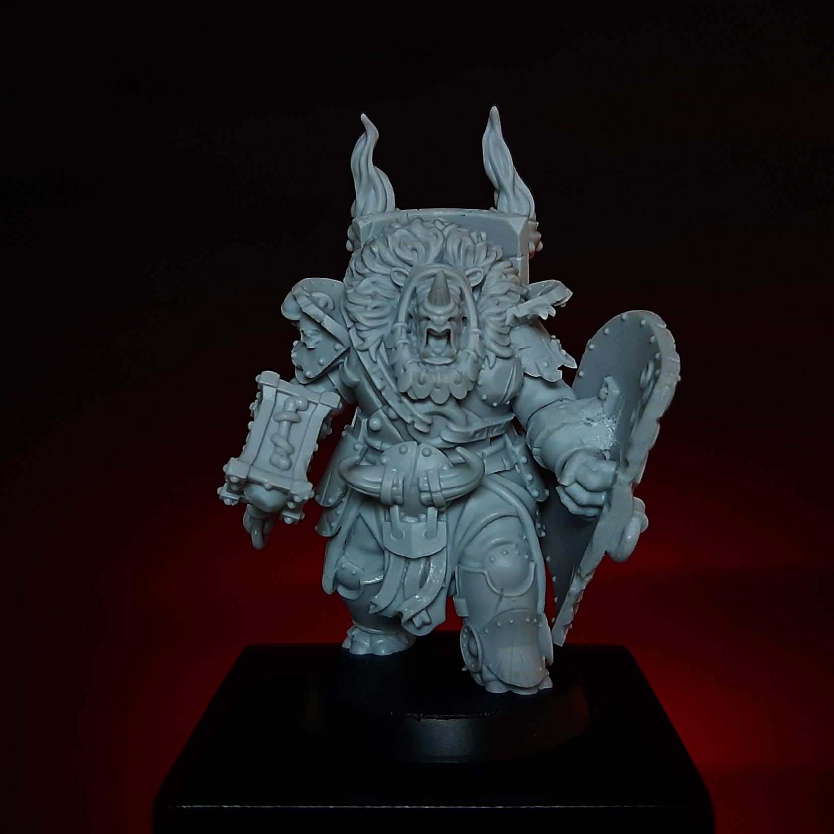 BCK-WG-008 Рингор Крушитель | Игровая миниатюра 32 мм Blood Carrot Knights