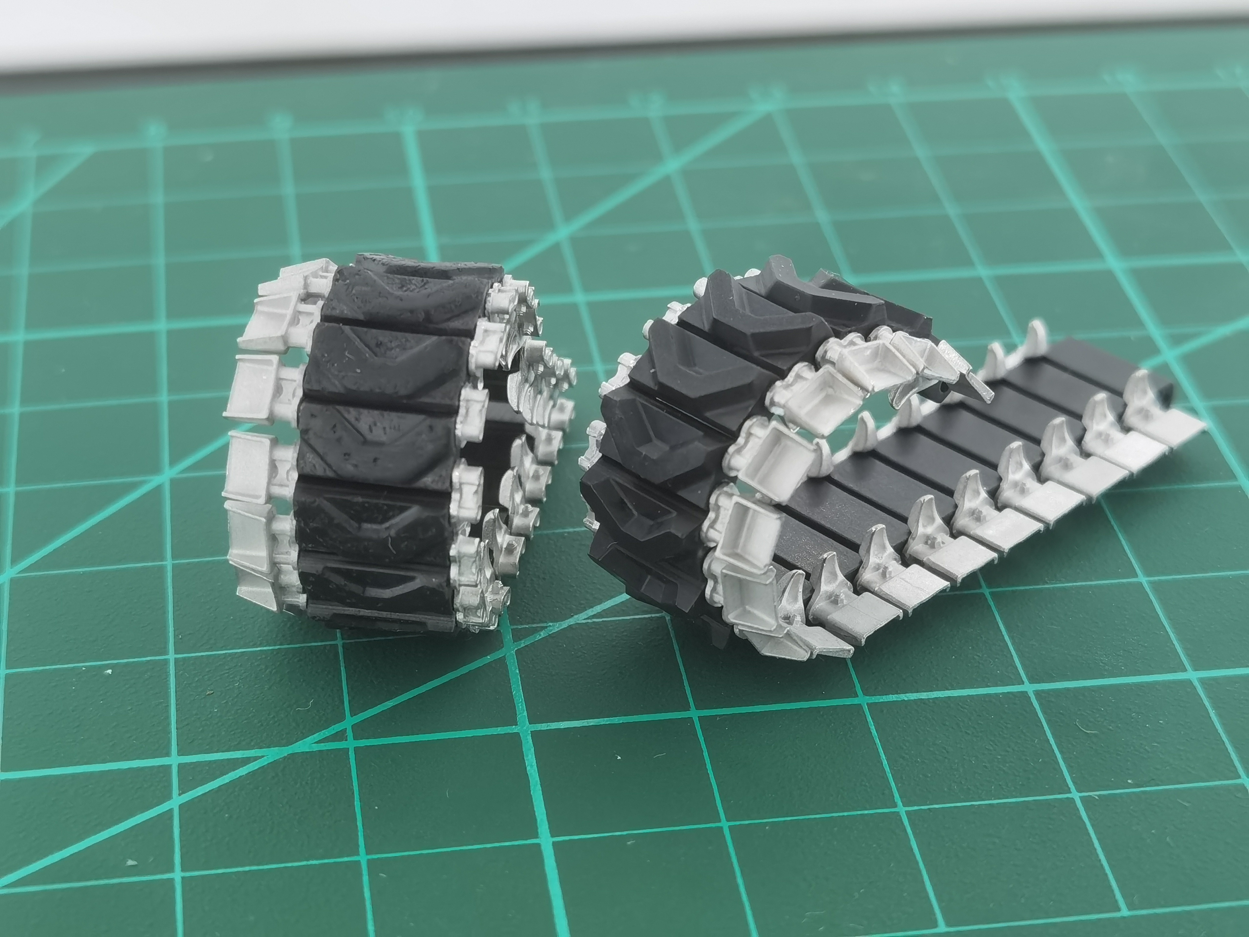 MTL-35322/311 Траки для  для  М4А3 (76) ШЕРМАН, тип T48 с изношенными резиновыми подушками и уширителями 