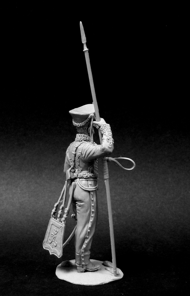 CHM-54200. Рядовой армейских гусарских полков, Россия 1812-14 гг. 54 мм. Материал - смола. Chronos Miniatures