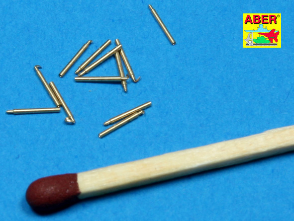ABR-1:700-L-10  Дополнения для  Set of 12 pcs 140 mm barrels for ship Hood для  1/700