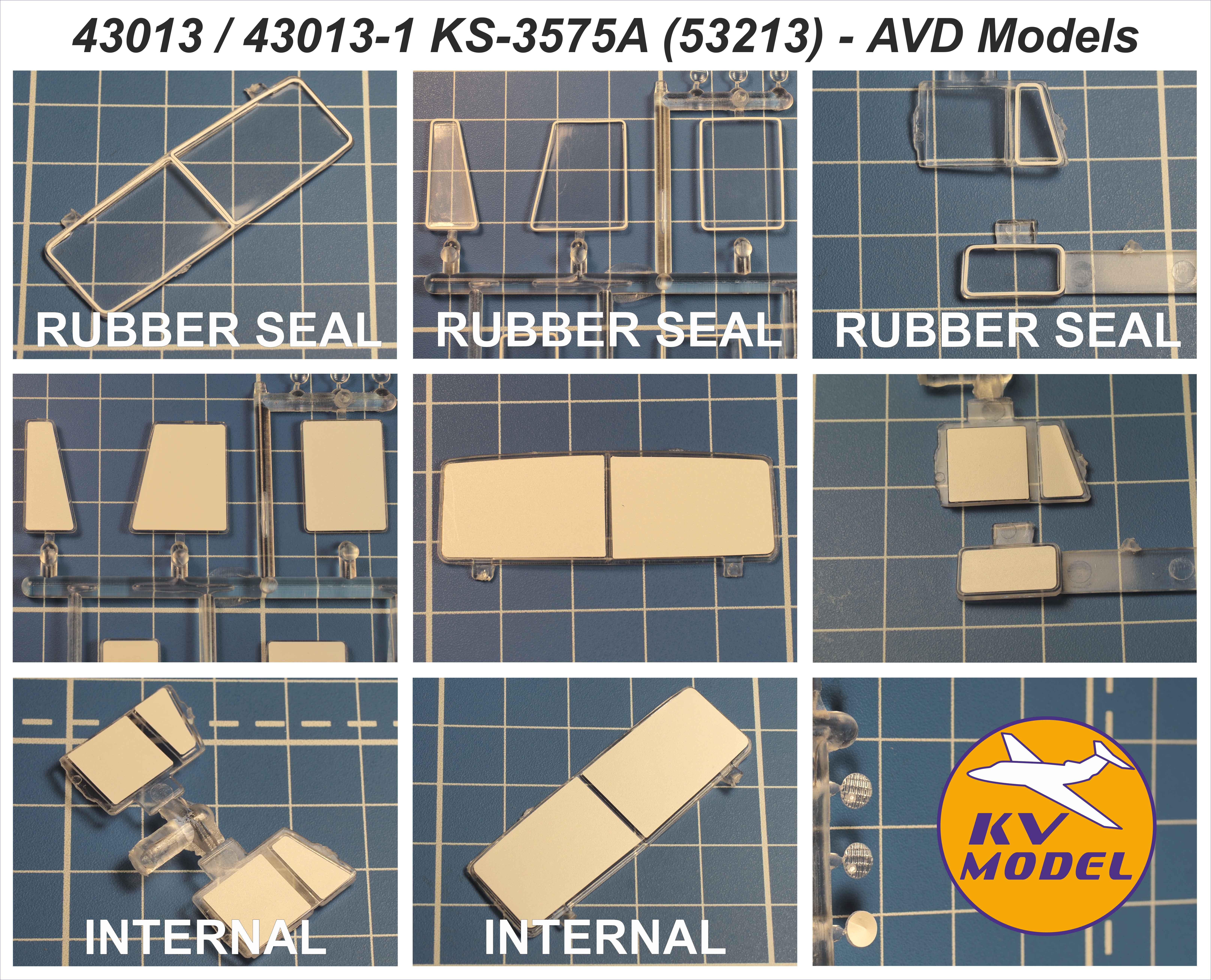 43013KV Окрасочная маска КС-3575А (КАМАЗ-53213) (AVD Models #1597AVD)