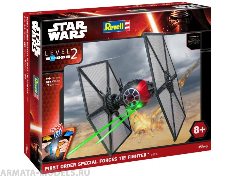 06693 Звездные войны СИД-истребитель, Easykit Revell