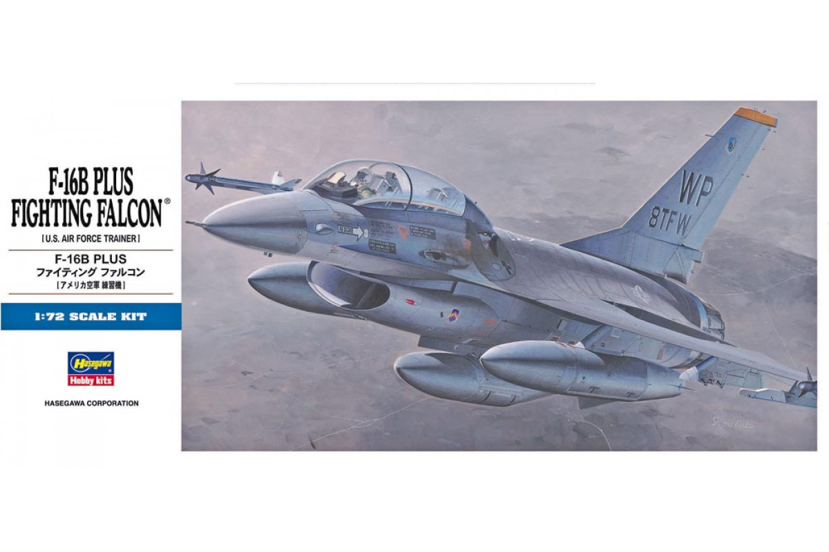 00444 Самолет F-16B Fighting Falcon Hasegawa