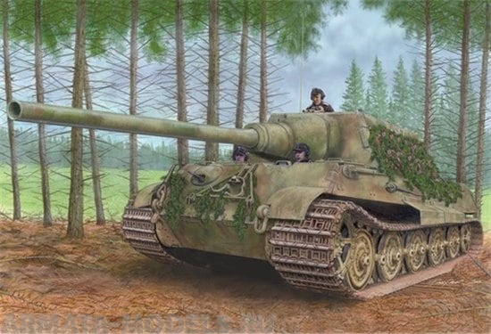 7563Д 1/72 САМОХОДКА  JAGDTIGER ХЕНШЕЛЬ Dragon