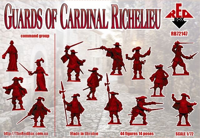 RB72147 Фигуры Guards of Cardinal Richelieu Red Box