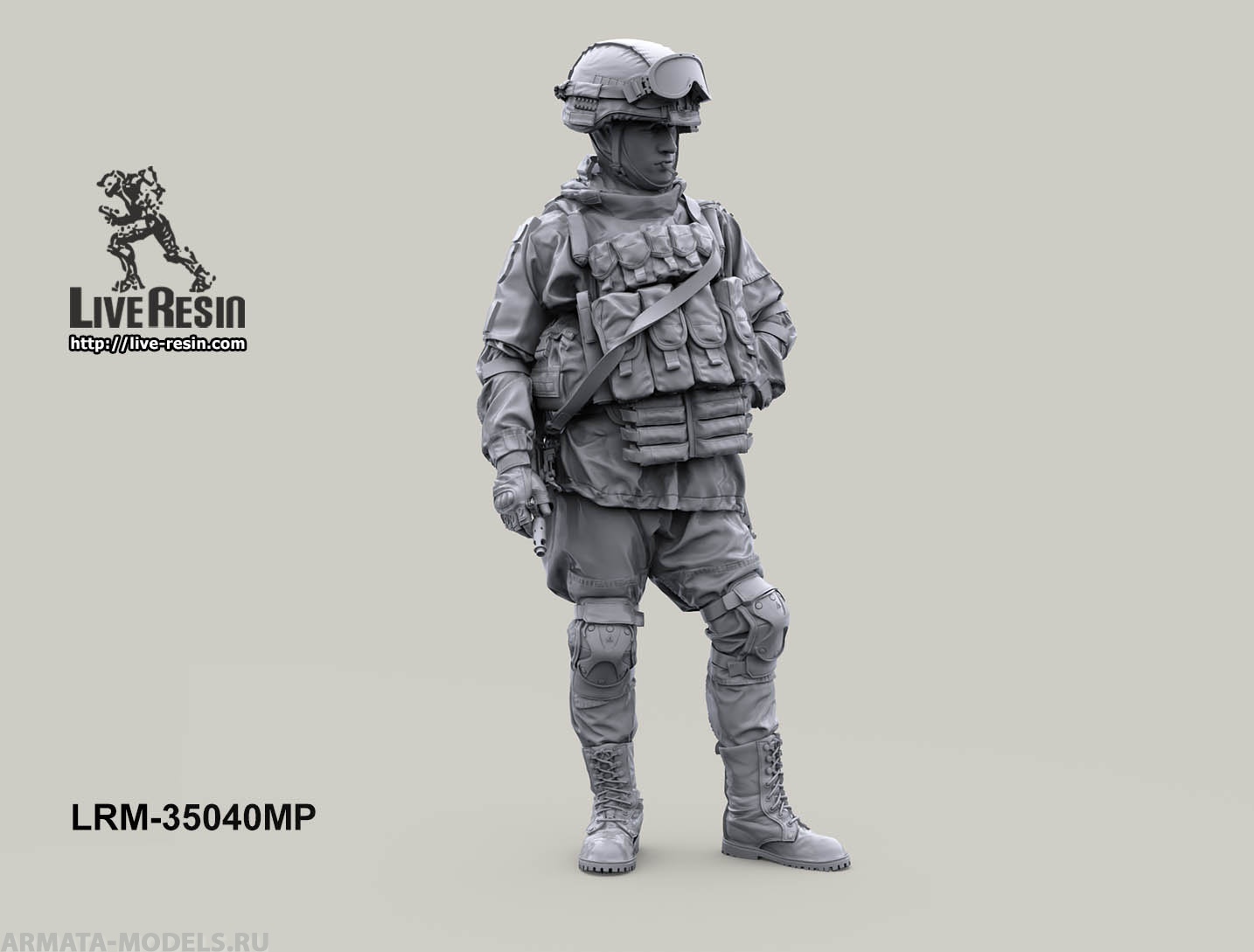 LRM35040MP Боец военной полиции РФ -2 Live Resin