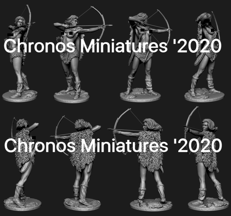 CHM-75046. Миры Фэнтези: Венера палеолита. 75 мм. Материал - смола. Chronos Miniatures