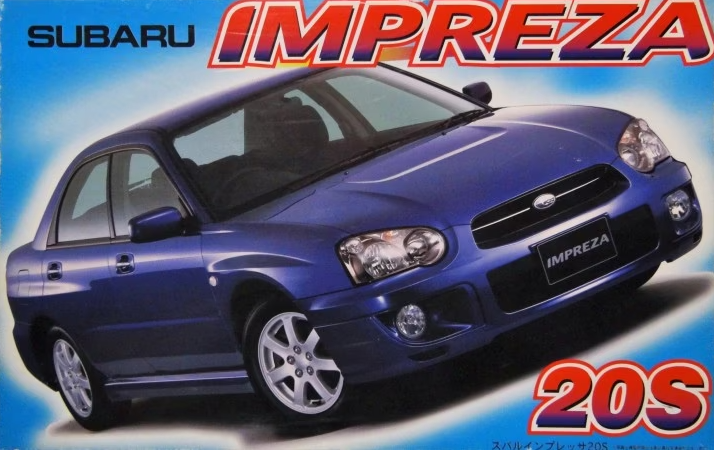 3573Fuji Subaru Impreza 20S Fujimi