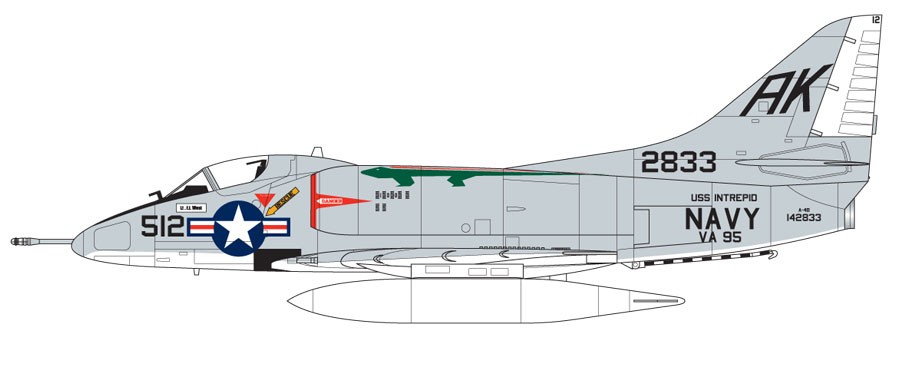 A55203  Самолет DOUGLAS SKYHAWK Airfix