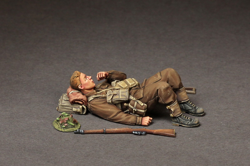35136SOGA British infantryman at rest. SOGA Miniatures