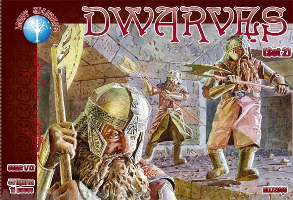 ALL72008 Фигуры Dwarves set 2 1/72 Dark Alliance