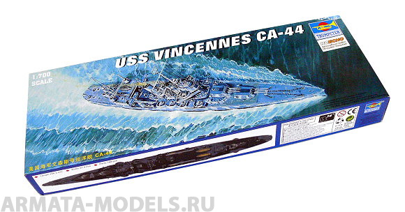 05749P USS Vincennes (CA-44) Trumpeter