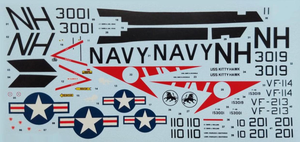 72035 F-4B Fantom II - палубный истребитель InScale