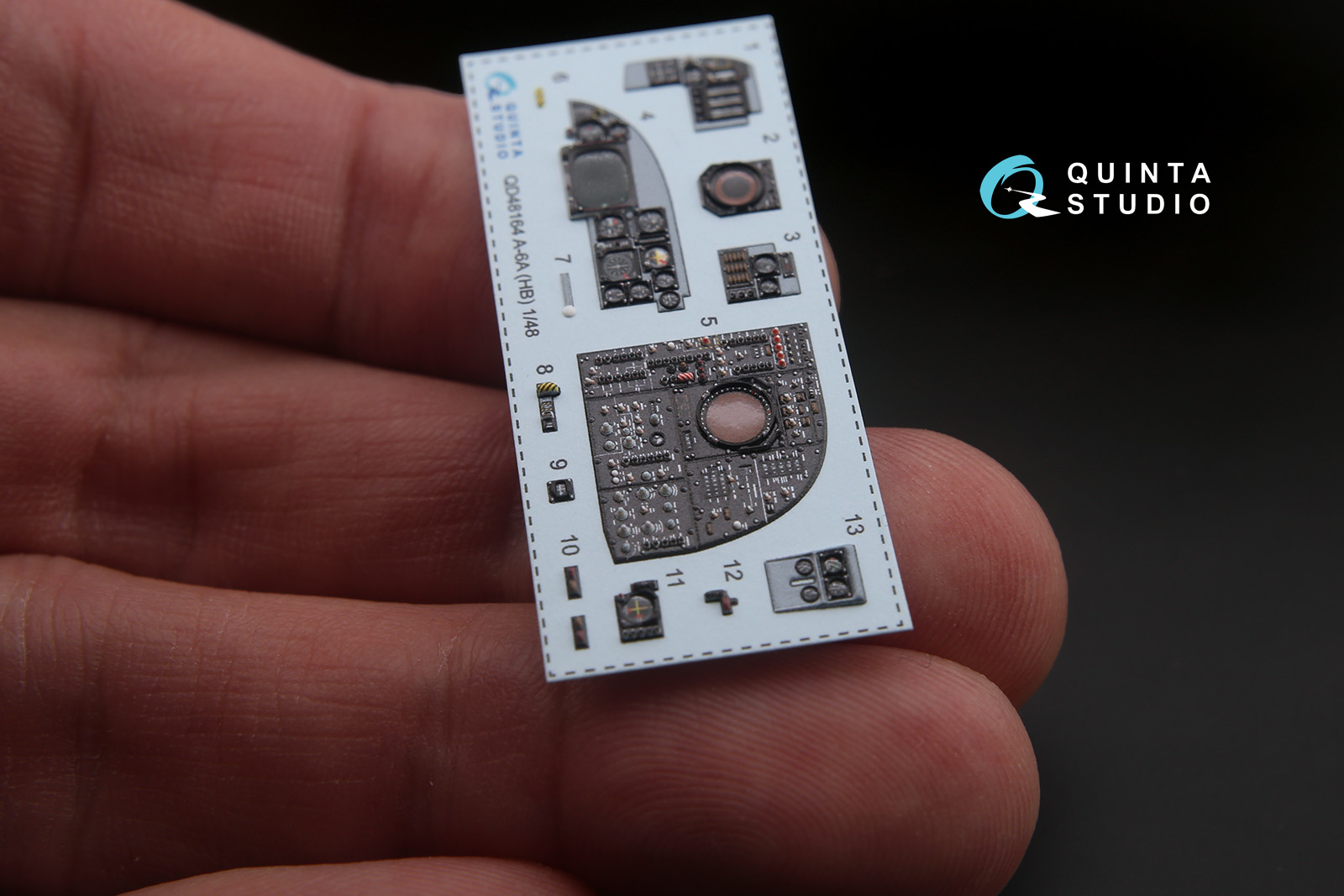 QD48164 3D Декаль интерьера кабины A-6A Intruder (для модели HobbyBoss)