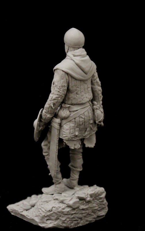 CL-75-010 Фигура Европейские пехотинец 14-15 век Medieval Forge Miniatures