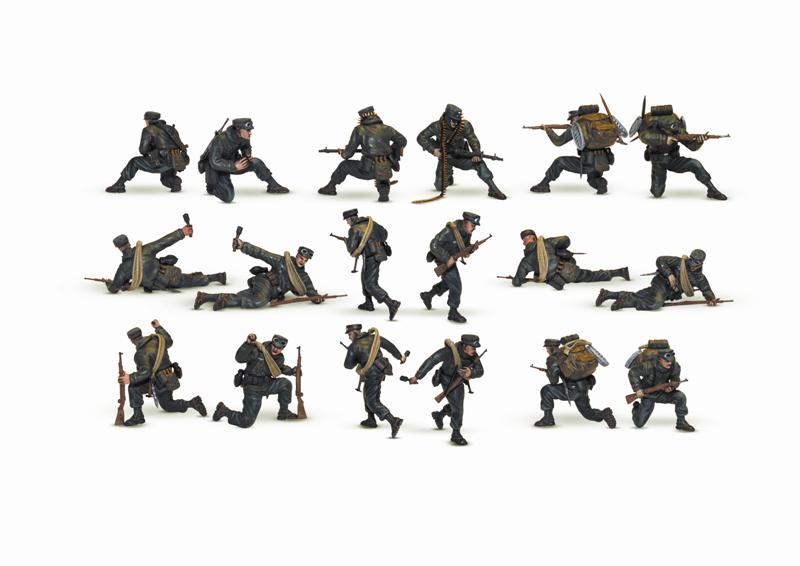 Набор фигурок 3599 Немецкие стрелки Эдельвейс Звезда