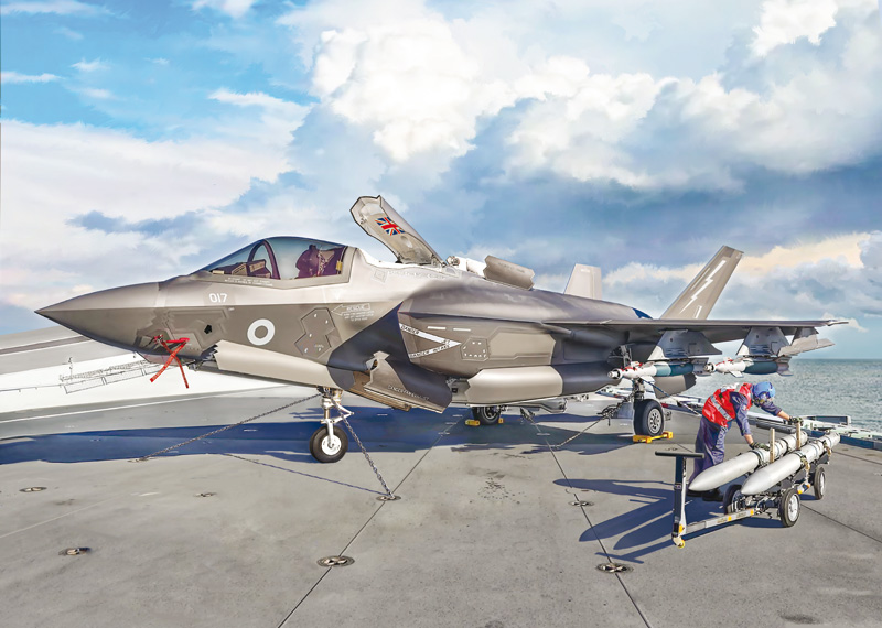2810ИТ Самолет  F-35B quot;LIGHTNINGquot; II (10013160/011122/3526709, ИТАЛИЯ) Italeri