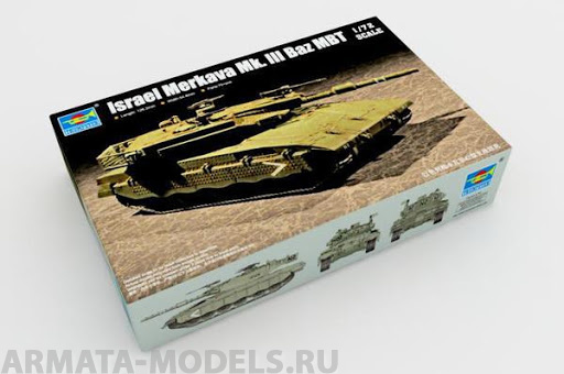 07104P Танк Israel Merkava Mk.III Baz MBT Trumpeter