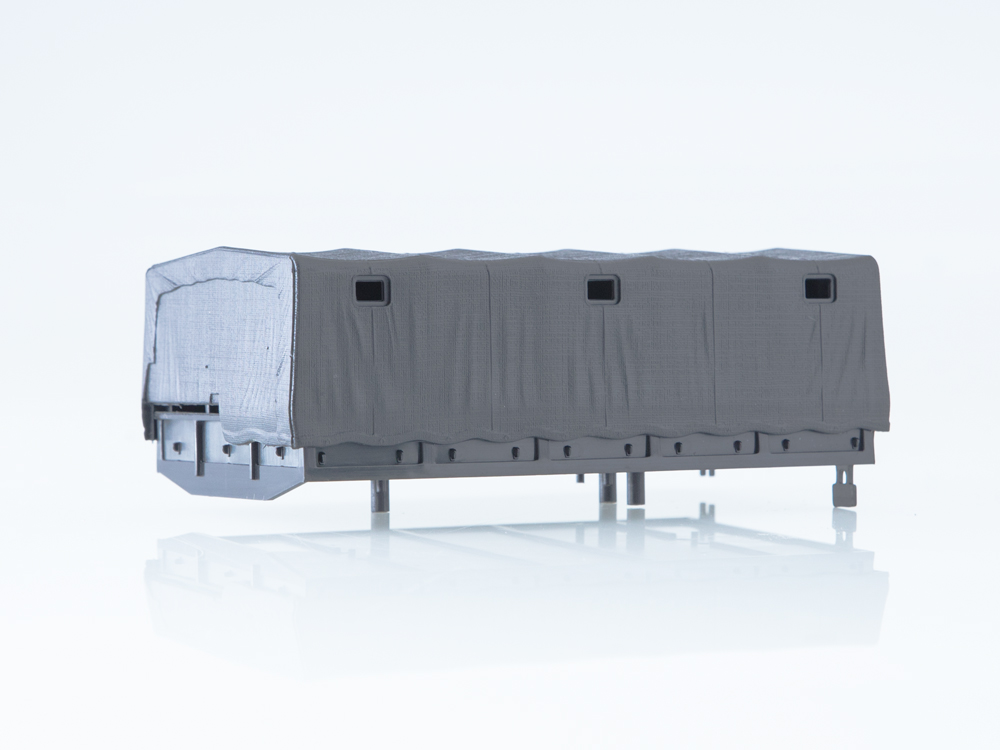 1343AVD КРАЗ-214 бортовой с тентом AVD Models