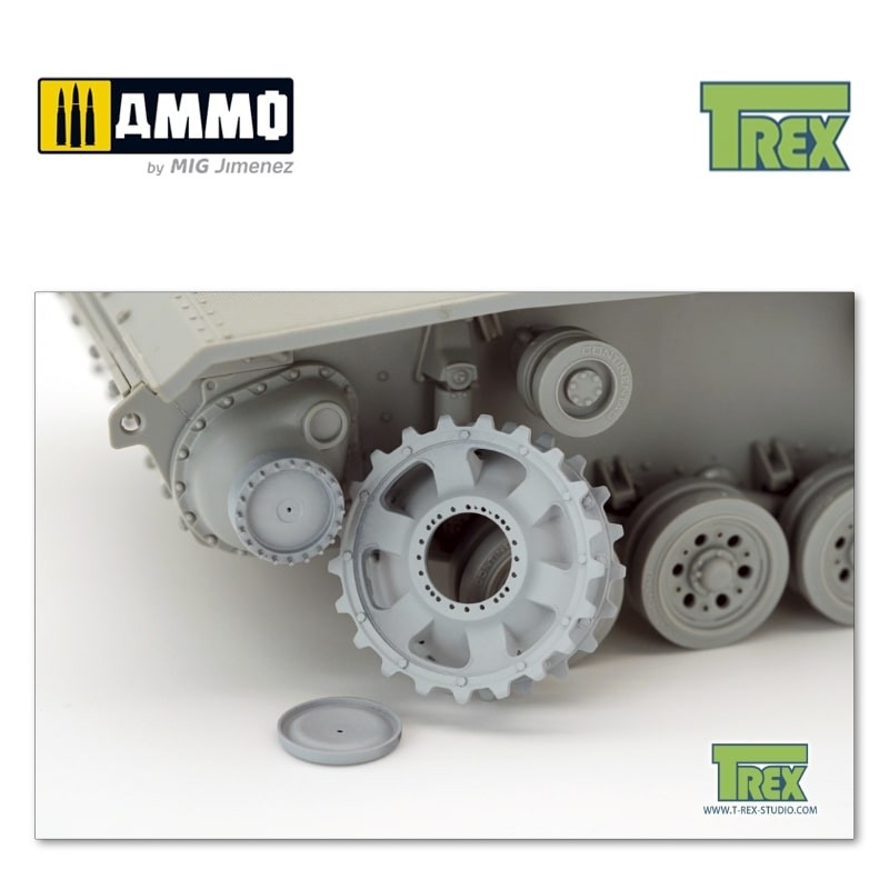 TR35033-1 Звездочка PzKpfw III Disassembled Sprocket Set A