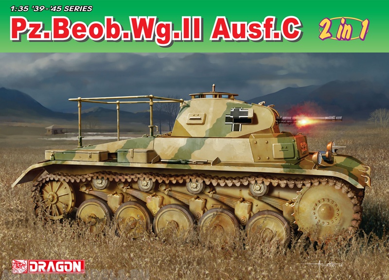 6812Д 1/35 ТАНК Pz.Beob.Wg.il Ausf.A-C Dragon