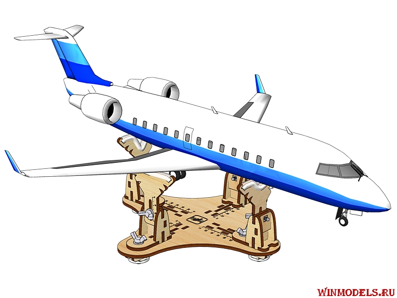 STP-01-mini Стапель для моделей самолётов (монопланы) - mini 250x250