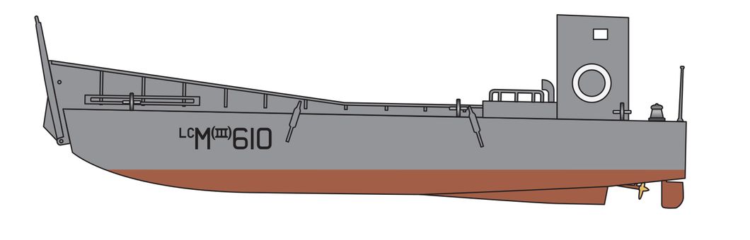 A03301V Сборные модели десантного катера и танка LCM3 & Sherman Airfix