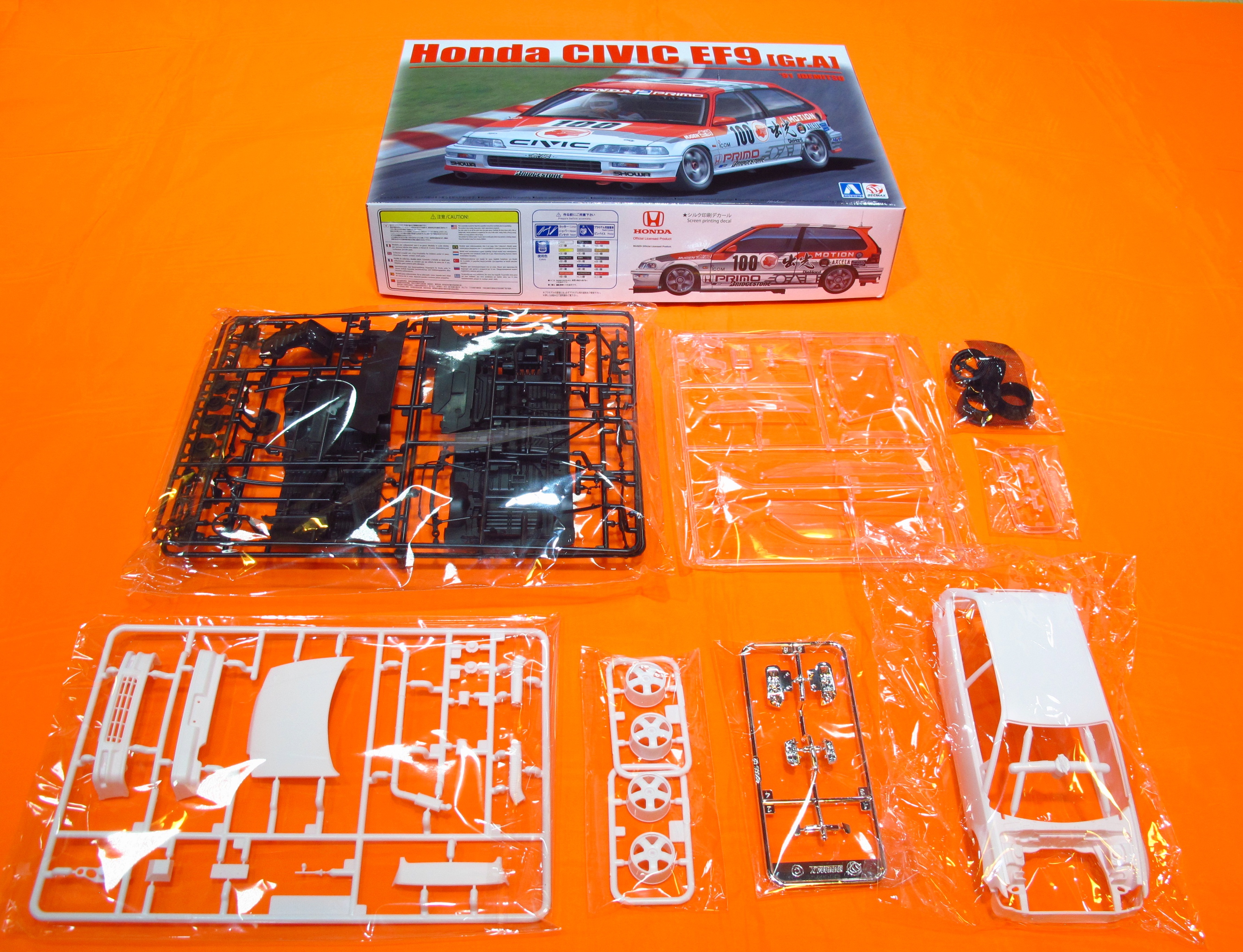 BEE24018 Honda Civic EF9 GR.A ’91 Idemitsu Beemax Model Kits