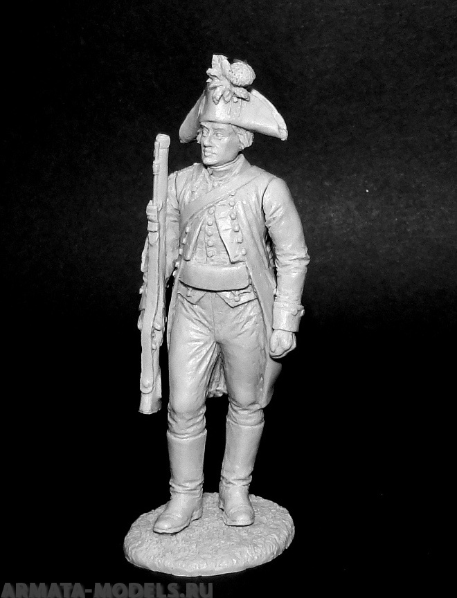 CHM-54220. Унтер-офицер егерских полков, Россия 1799 г. 54 мм. Материал - смола. Chronos Miniatures