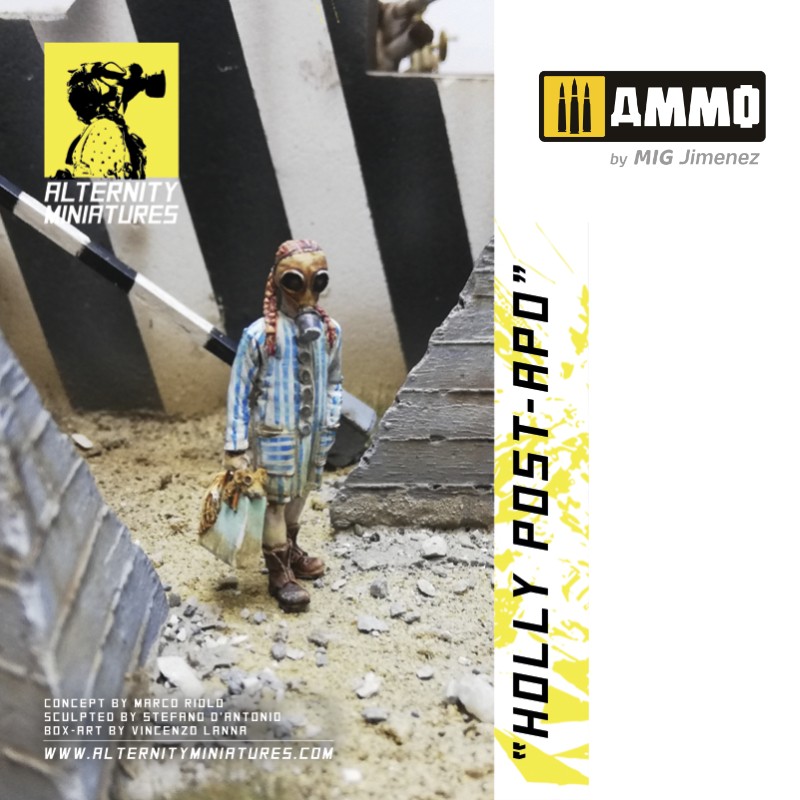 MR-AM94 Миниатюра Holly Post-apo version Alternity Miniatures