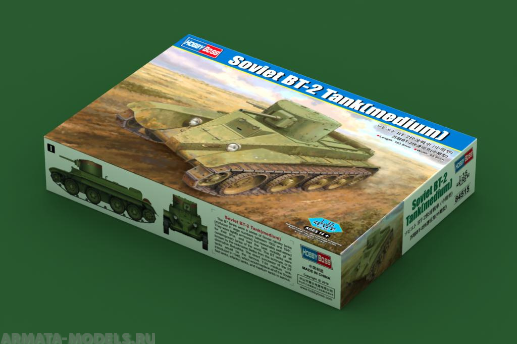 84515 Танк Soviet BT-2 Tank (medium) (Hobby Boss) 1/35 Hobby Boss