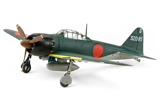 10316 1/72 MITSUBISHI A6M5 (ZEKE) silver plated (литники хромированные)  Tamiya