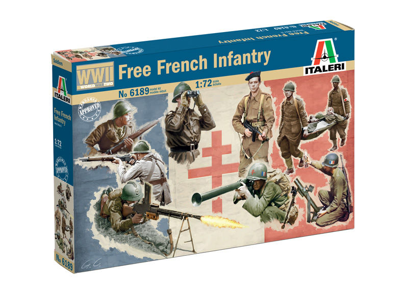 6189ИТ Солдатики WWII: FREE FRENCH INFANTRY Italeri