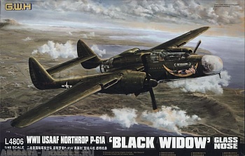L4806 Самолет P-61A Black Widow (glass nose) 1/48