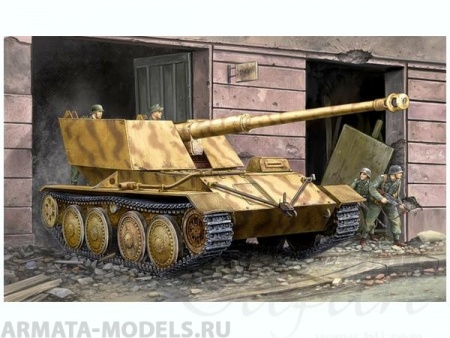 01587 САУ  Крупп/Арделт 88-мм Pak43  Trumpeter