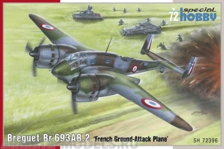 SH72396 Самолёт Breguet Br.693AB.2  French Attack-Bomber Special Hobby