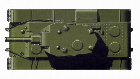 35022 Советский тяжелый танк прорыва КВ-2 ARK model