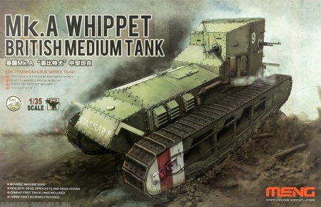 TS-021 BRITISH MEDIUM TANK Mk.A WHIPPET Meng