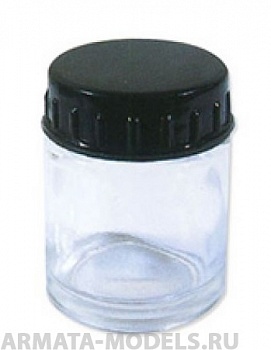 1501 Баночка с крышкой,  22 мл,стекло