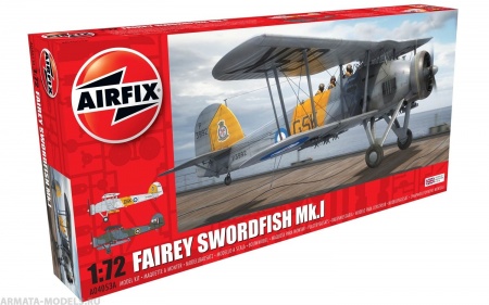 A04053A  Самолет Fairey Swordfish Mk.I Airfix