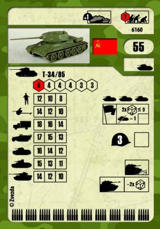 6160 Советский танк Т-34/85 Звезда