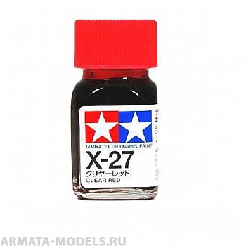 80027T X-27 Clear Red