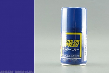 S065 Краска в баллончиках т.м. MR.HOBBY 100мл  BRIGHT BLUE