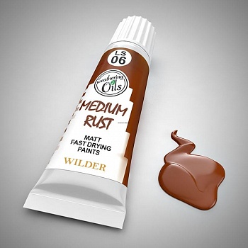 LS-06 Краски специальные быстросохнущие, на основе льняного масла. 20 мл цвет ржавчина обычная