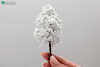 011duz010 Зимнее дерево для макета 10 см. серия «Profi»