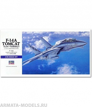 00532 Самолет F-14A TOMCAT (Low Visibility)  (HASEGAWA)  1/72