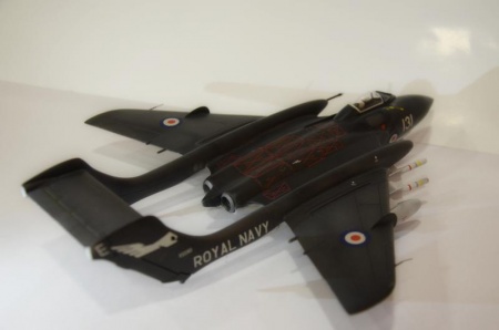 72031 Всепогодный английский палубный истребитель «Си Виксен» FAW.2 ARK model