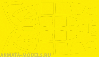 JX164ED  Окрасочная маска N1K2-J Shiden Kai for Hasegawa 1/32