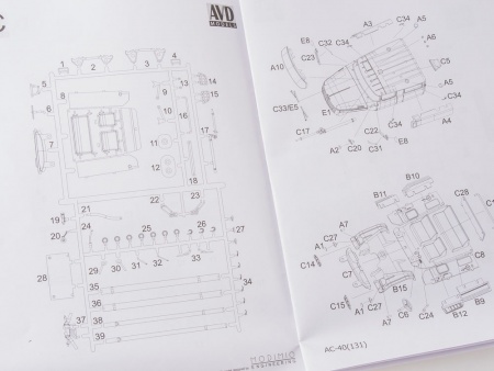 1077KIT Сборная модель АЦ-40 (131), 1971 г. AVD Models